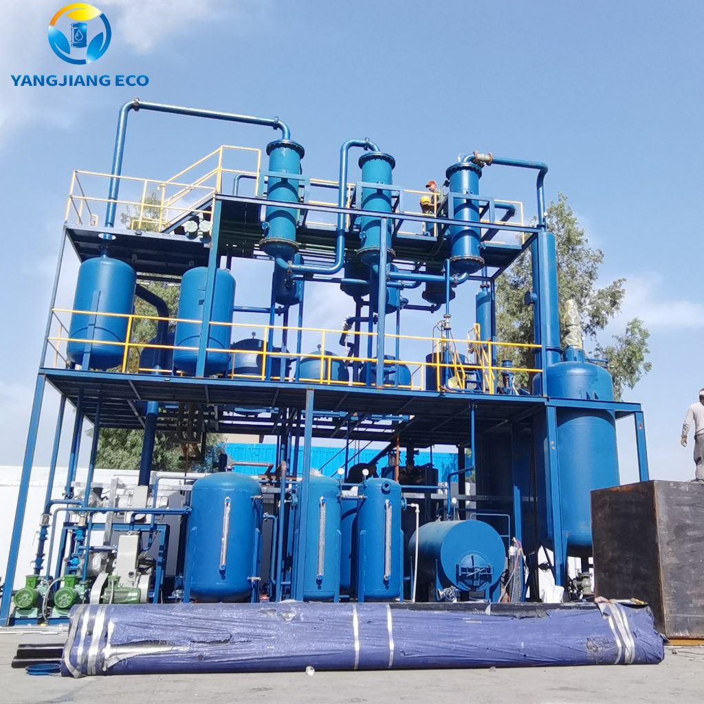 Waste Engine Oil to Base oil Distillation Plant1