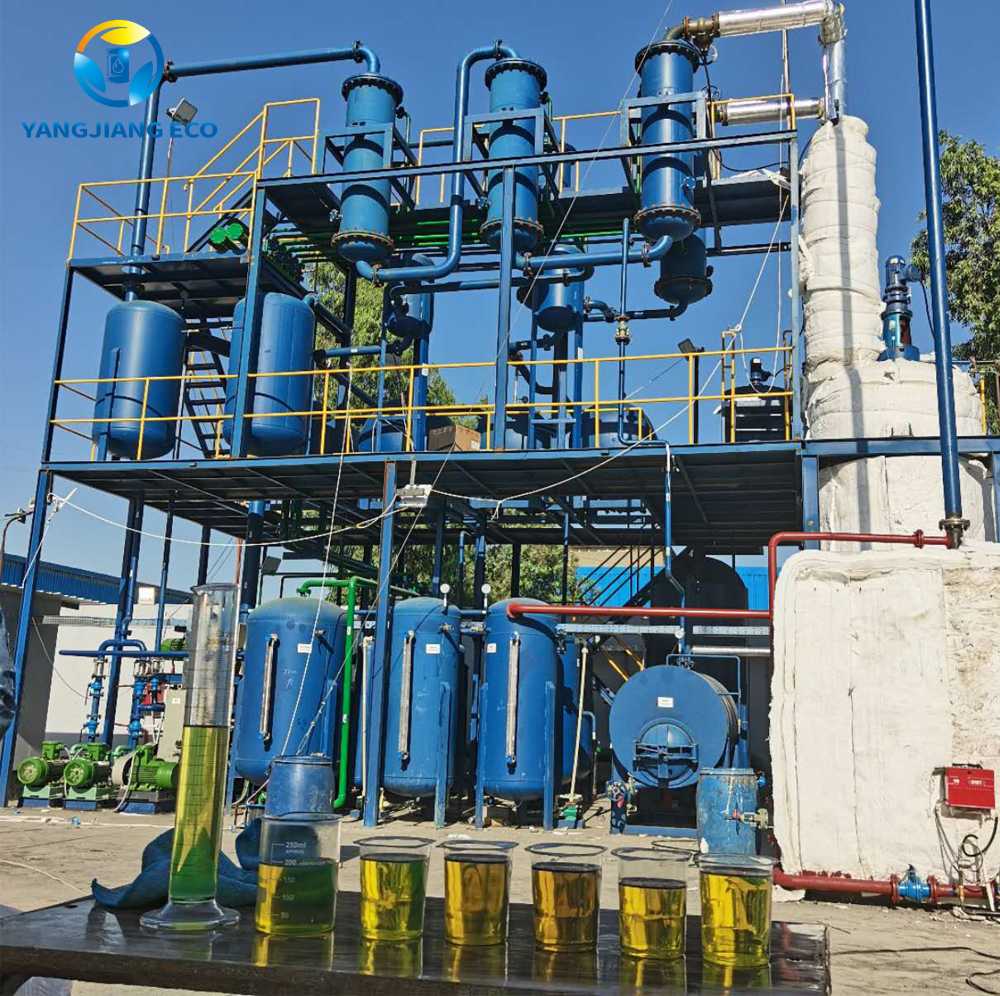 YJ-TY Waste Engine Oil to Base oil Distillation Plant2