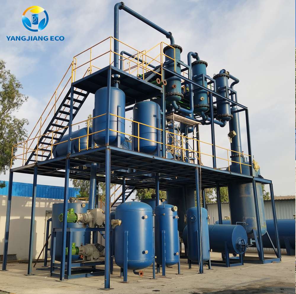 YJ-TY Waste Engine Oil to Base oil Distillation Plant3