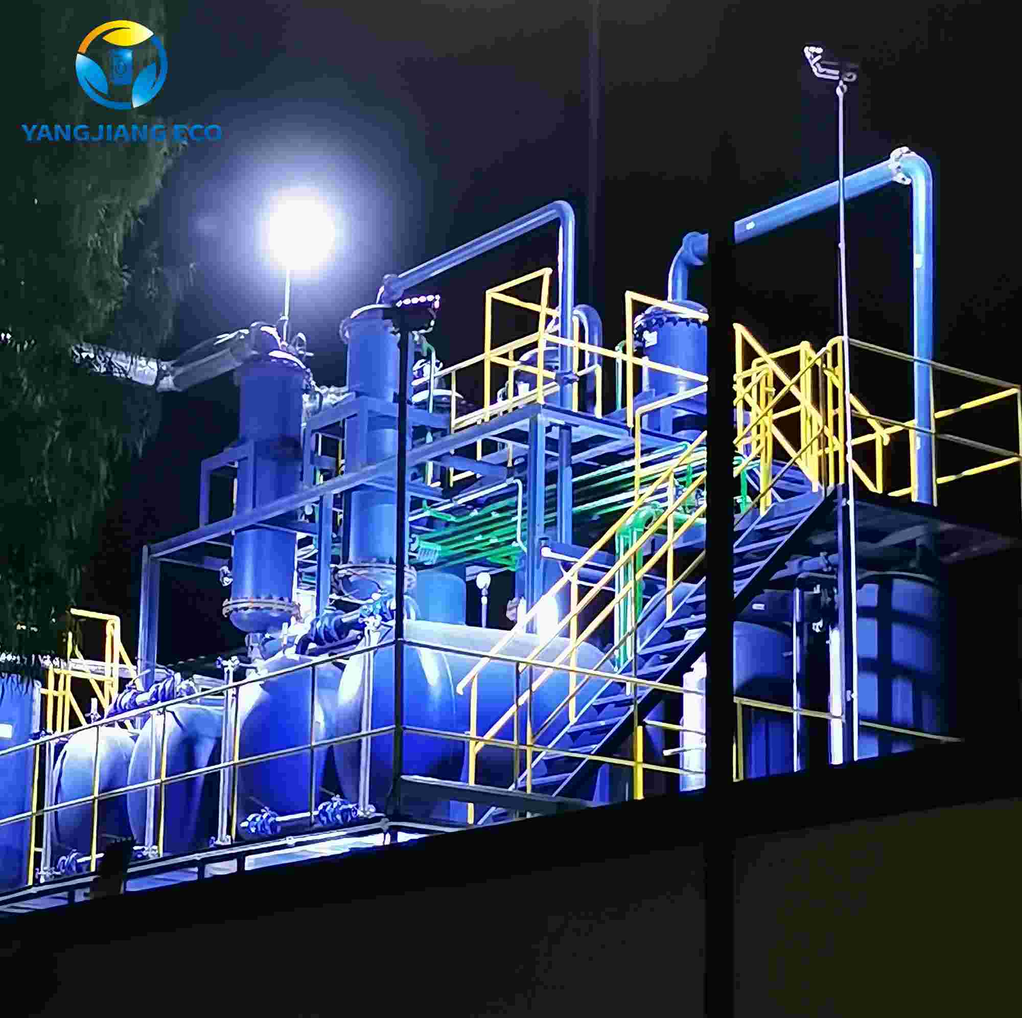 YJ-TY Waste Engine Oil to Base oil Distillation Plant4