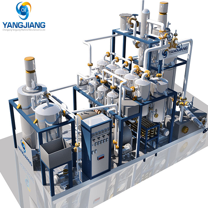 YJ-DSL Used Oi l to Diesel Oil Distillation Machine8