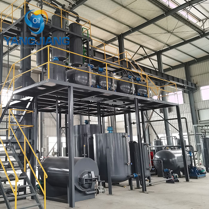 YJ-TY Used Engine Oil t o Base Oil Recyling Plant6