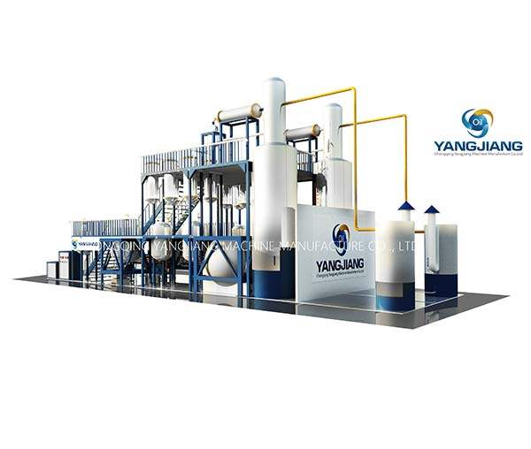 Water white oil refining machine