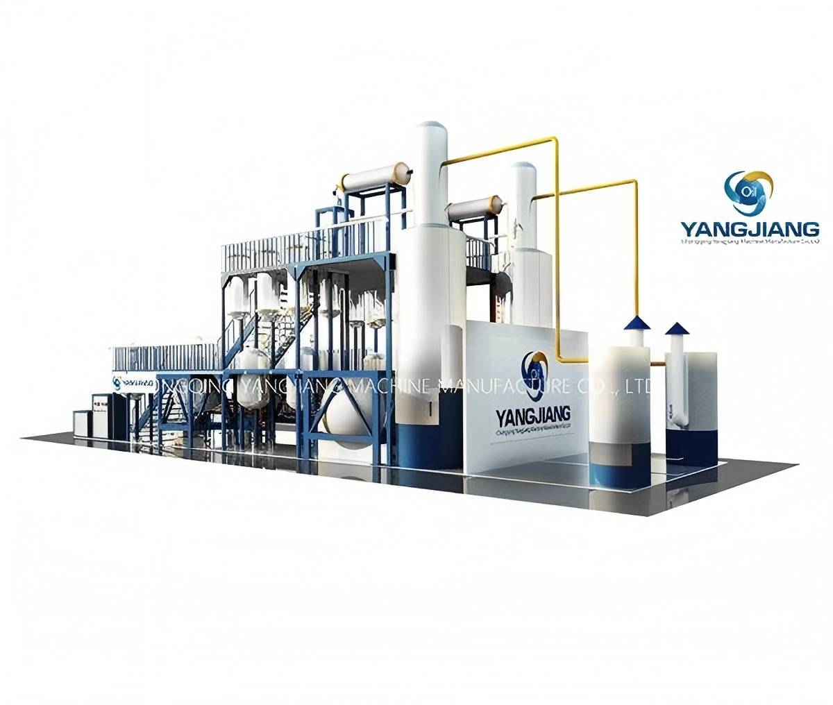 Water white oil refining machine